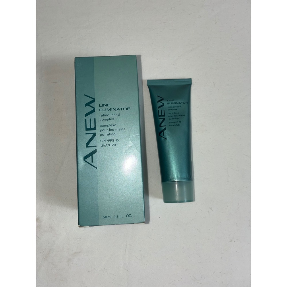 Avon ANEW Line Eliminator Retinol Hand Complex SPF 15 1.7 oz Discontinued NIB